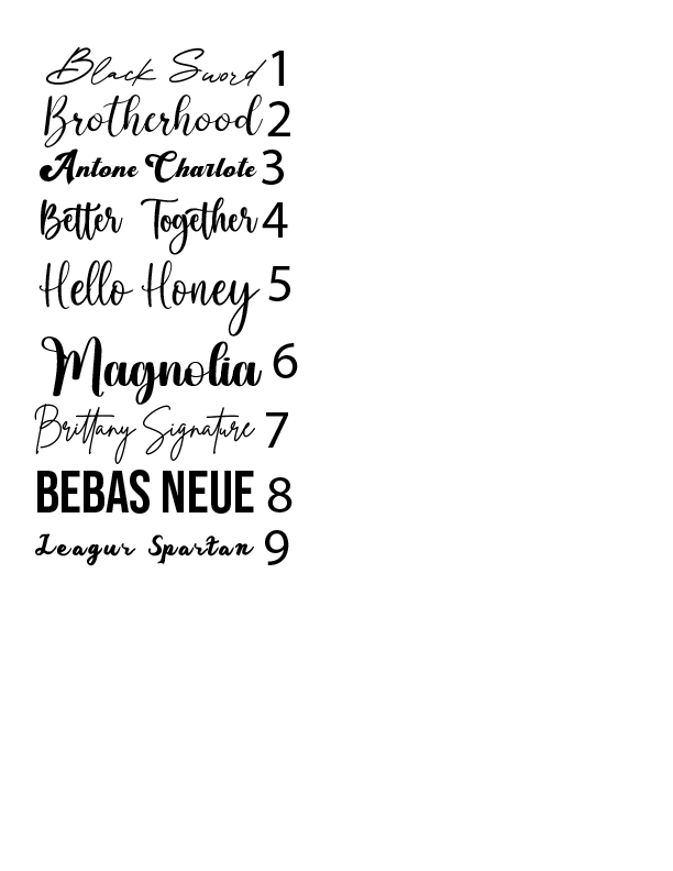 Name/Social/Phrase Decal